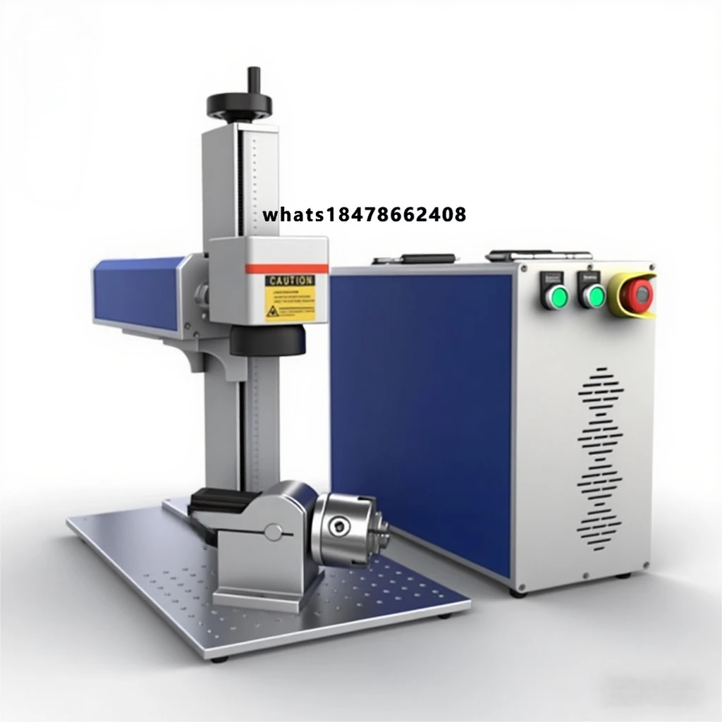 60W 100W JPT M7 Fiber  Mopa Fiber Marking Machine for Metal With Color