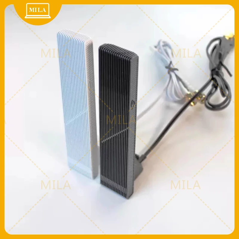 

Для Gigabyte Aorus X Trx50D z790 Wi-Fi7 настольная магнитная антенна, Bluetooth-антенна SMA черно-белая