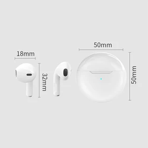 New Pro6 Wireless Bluetooth Headset Stereo Binural TWS Inear Macaron J6 6 TH Generation Bluetooth Headset 9 Main Sales Headphone Wireless Bluetooth - №9