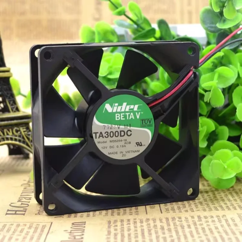 New CPU Cooler Fan for NIDEC TA300DC M35254-16 DC12V 0.19A Double Roll 8CM 8025 Fan 80 * 80 * 25mm