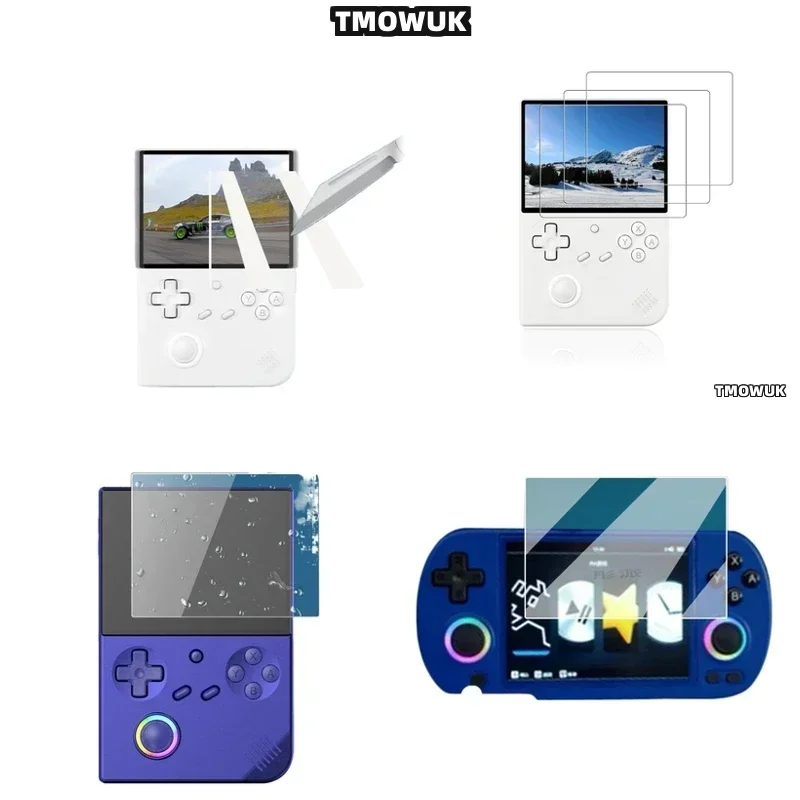 

For ANBERNIC RG40 XXV RG40 XXH RG406V, Crystal Clear Glass Film, Impact Resistant. GFHO