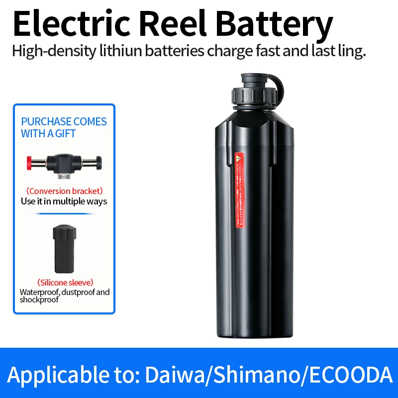 10000MAH Battery for Daiwa Shimano PLAYS3000 Tanacom1000, MD3000 BM2900 Seaborg Fishing Electric Reel Battery NO DISPLAY 12V