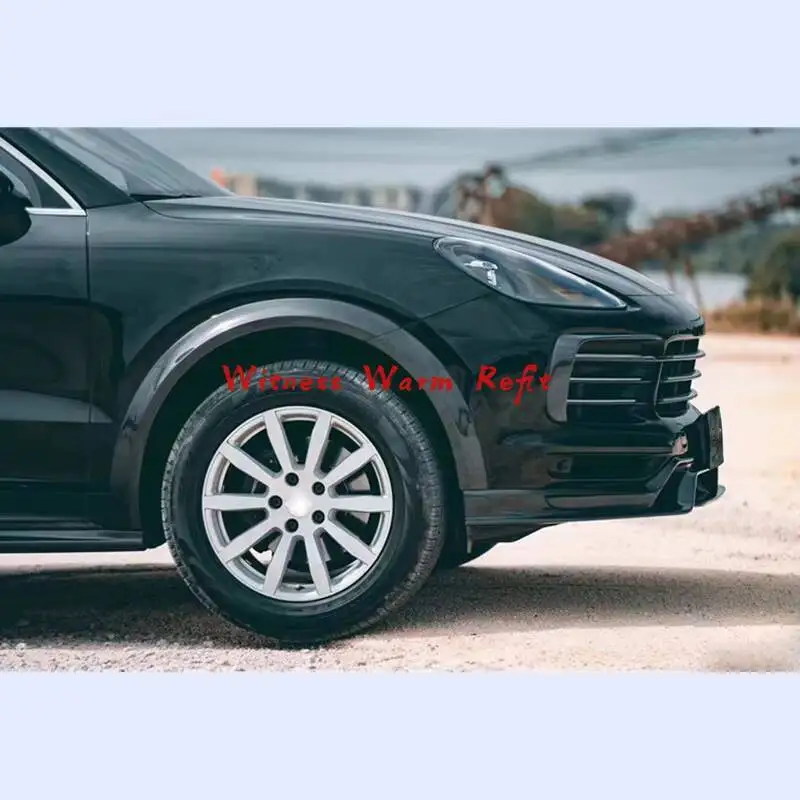 For Porsche Cayenne 9YA 18-20 High Quality Carbon Fiber FRP Car Fender Wheel Eyebrow Protector Wheel Arch Trim Strip view 4