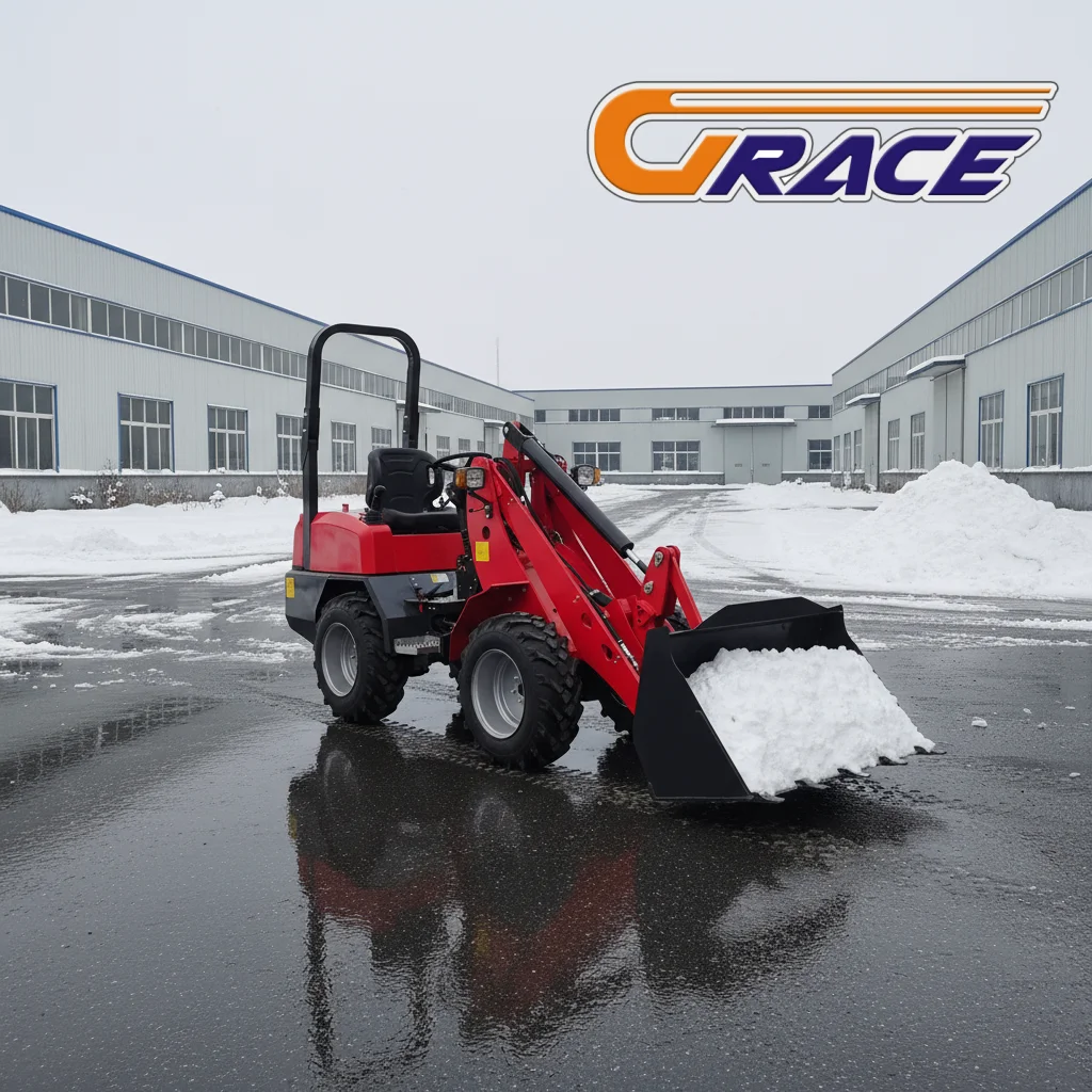 Customized Wheel Loader EPA Approved 0.8 Ton Mini Loader Orchard Use Factory Wholesale Hot Sale