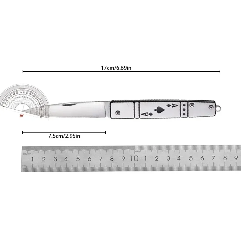 1pc Sharp Fruit Knife, EDC Handy Pocket Knife, Self-Defense, Camping Multi-purpose Survival Knife and BBQ - view 6