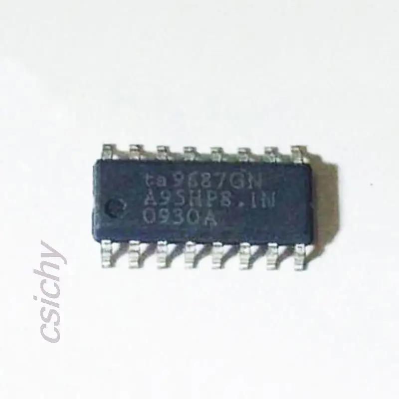 

2pcs/lot TA9687 TA9687GN SOP-16 Liquid crystal power supply chip In Stock