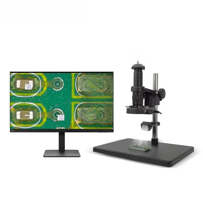 EOC 4K 3840x2160 60FPS Industrial Video Microscope for AI Server GPU Board HBM Memory Chip BGA Soldering QC