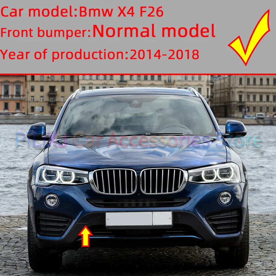 Do BMW X4 F26 Normalny model Przedni tylny zderzak Hak holowniczy Osłona pokrywy holowniczej 2014 2015 2016 2017 2018 # 51117338473 51127338754