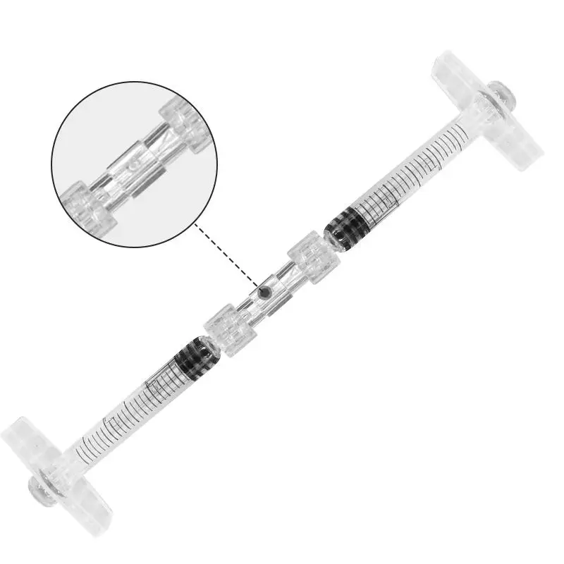 Transparent Medical Sterile Luer Lock Connector Disposable Plastic Leak Proof Pneumatic Device Drug Guide Equipment