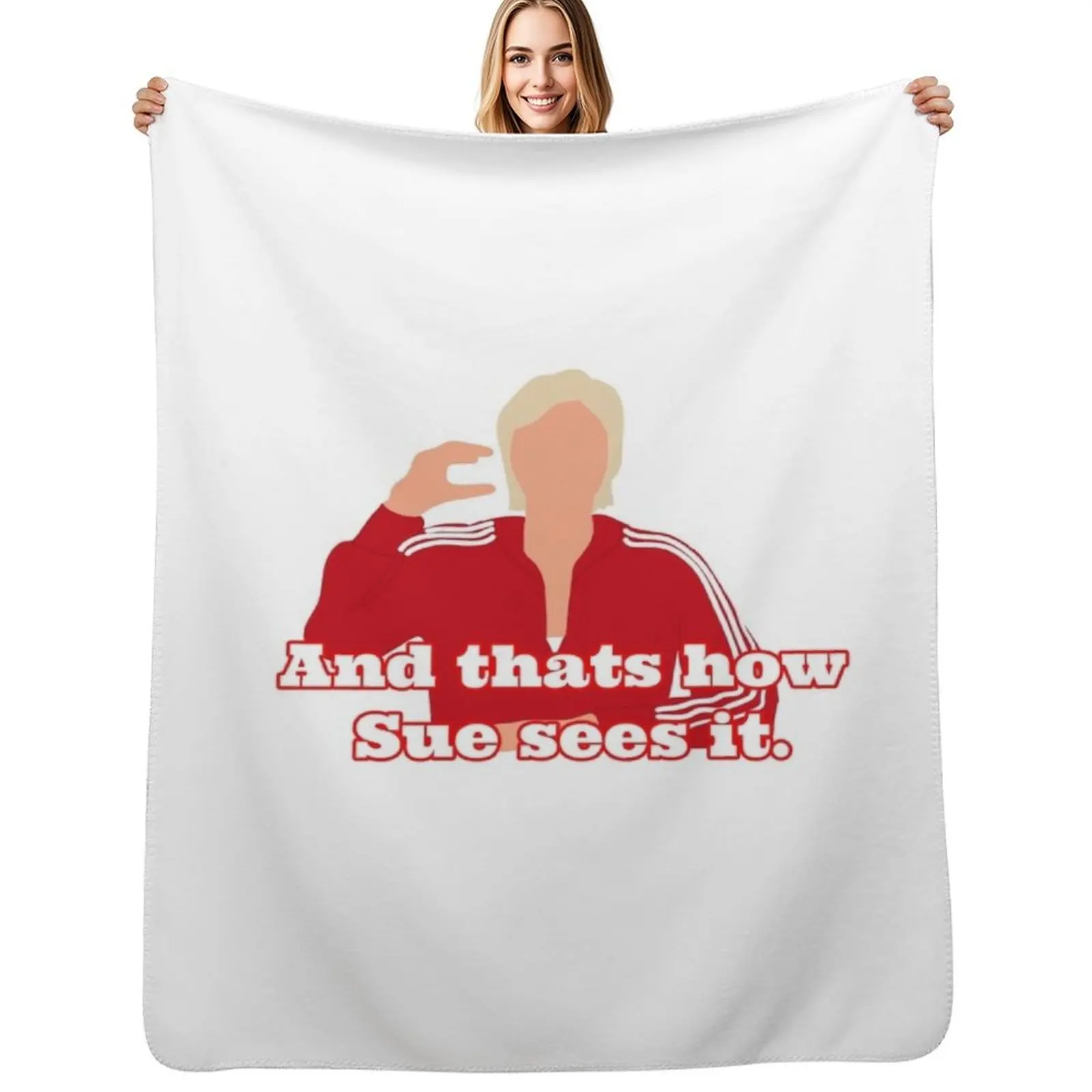 

sue sylvester Throw Blanket Blankets For Sofas Winter beds Kid'S Personalized Gift Blankets
