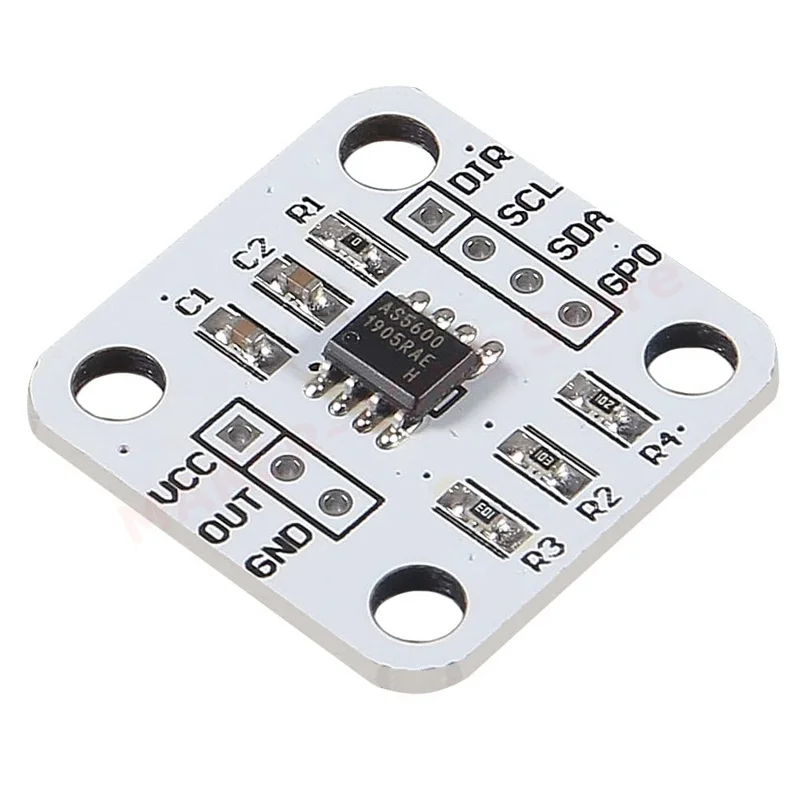 4 Pcs AS5600 Magnetische Encoder 12bit Hoge Precisie Magnetische Inductie Hoek Meting Sensor Module 3.3V