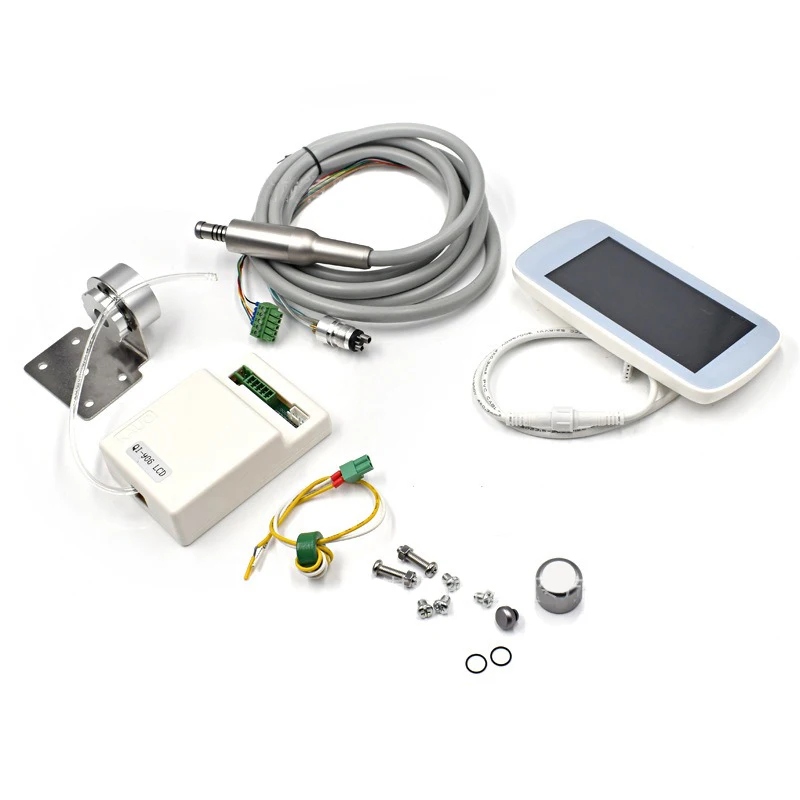 Electric Dental Micromotor Brushless Built-In Full Touch Screen LED Motor fit 16:1 20:1 1:1 1:5 Contra Angle for Dental Chairs