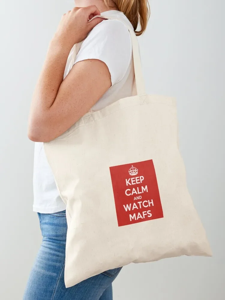 Keep Calm and Watch MAFS Tote Bag shopping trolley bag canvas tote bags supermarket folding bag shopper women