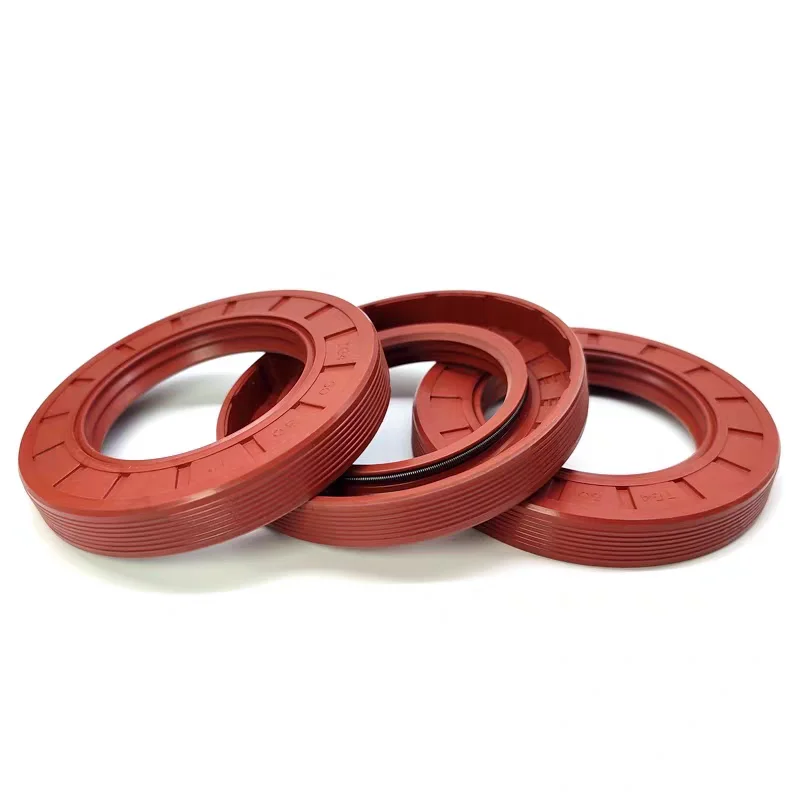 Fluororubber Skeleton Oil Seal, High Temperature and Corrosion Resistant, TC Oil Seal, Water Seal, TG4 External Thread
