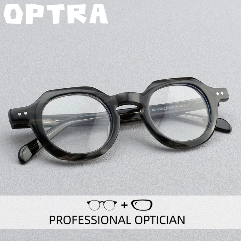 

Очки для чтения OPTRA с технологией круглых тонких линз и блокировкой синего света, оптические очки по индивидуальному рецепту