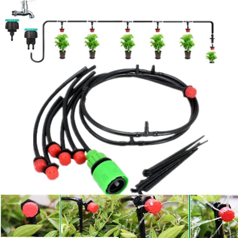 30M Smart Garden Automatic Watering System Kit 4/7mm Micro Drip Irrigation Dropper DIY for Potted Plants Lawn Greenhouse