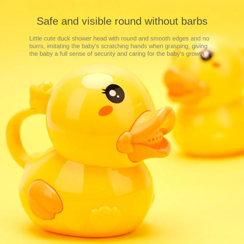 Baby Shower Toy Shower Watering Pot Bathroom Children Playing In Water Kawaii Yellow Duck So Cute Set Beach Toys Children Toys