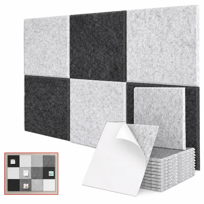 6pcs Sound Absorbing Panels for Home Studio Office Decor, Acoustic Wall Panels for Noise Control, Interior Decor Ideas Design