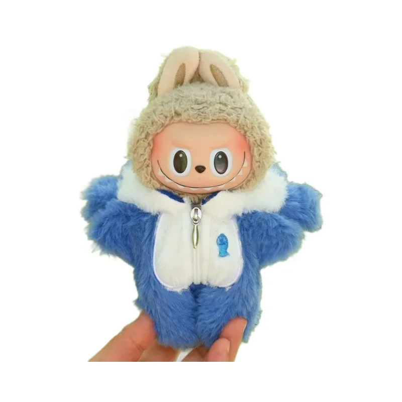 17 centimetri Carino Mini Peluche Vestiti della Bambola Vestito Accessori per la Corea Kpop Eso Labubu Idol Bambole Squalo Tutina Abbigliamento FAI DA TE Ragazza regalo