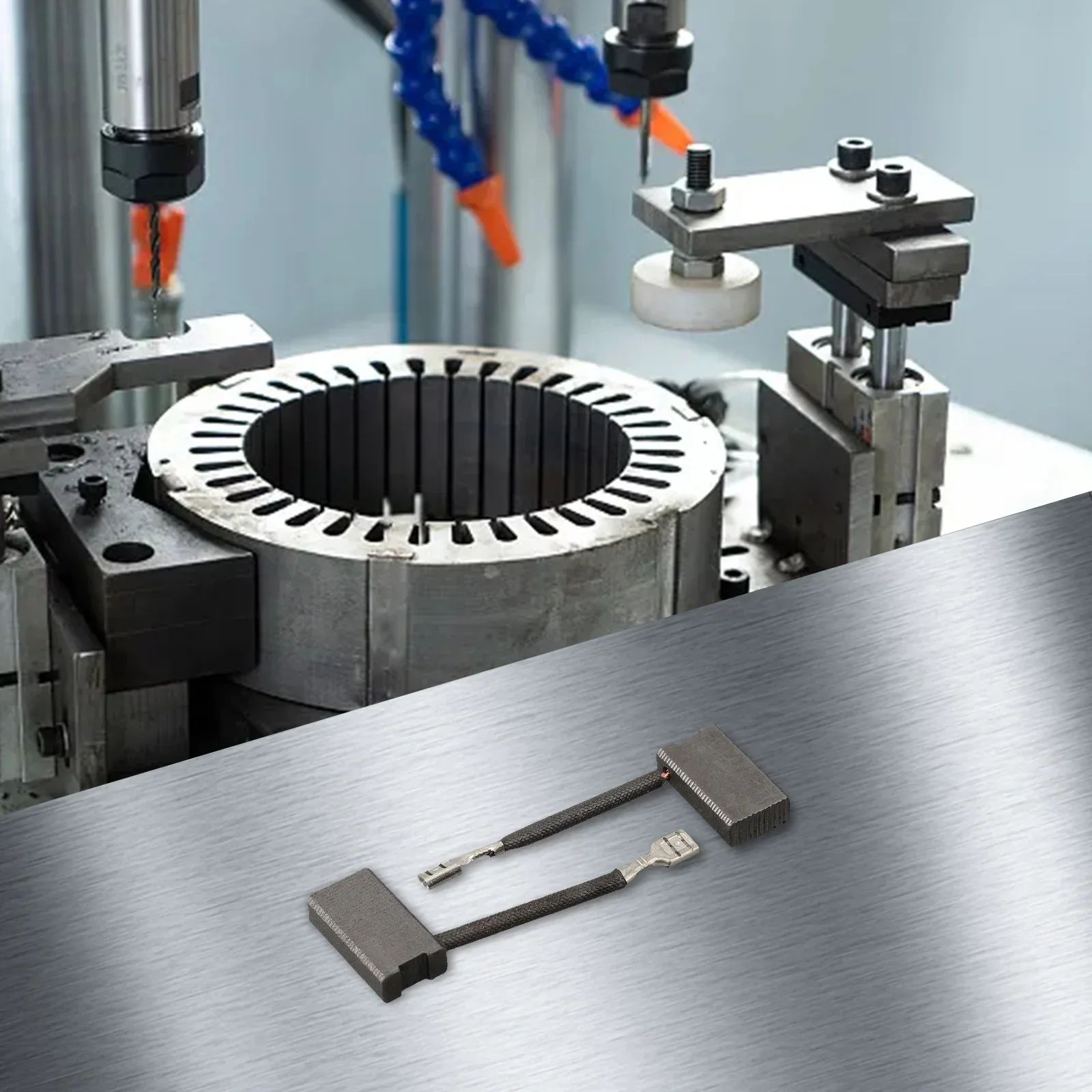 

Power Tools Carbon Brushes 6pcs 0.85" X 0.48" X 0.25" 381028-02 381028-08 CB35 N032830 Fits DW368 /DW708 Useful