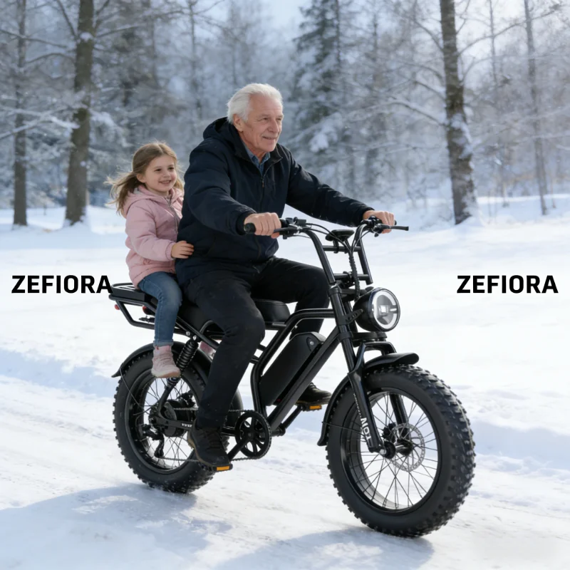 

Fat Tire Electric Bike Adult Sale 14 Inch,Certified UL2849 45° Climbing Adjustable Front Brake Seat Lifetime Maintenance Original Parts Leading Manufacturer Free Local Shipping