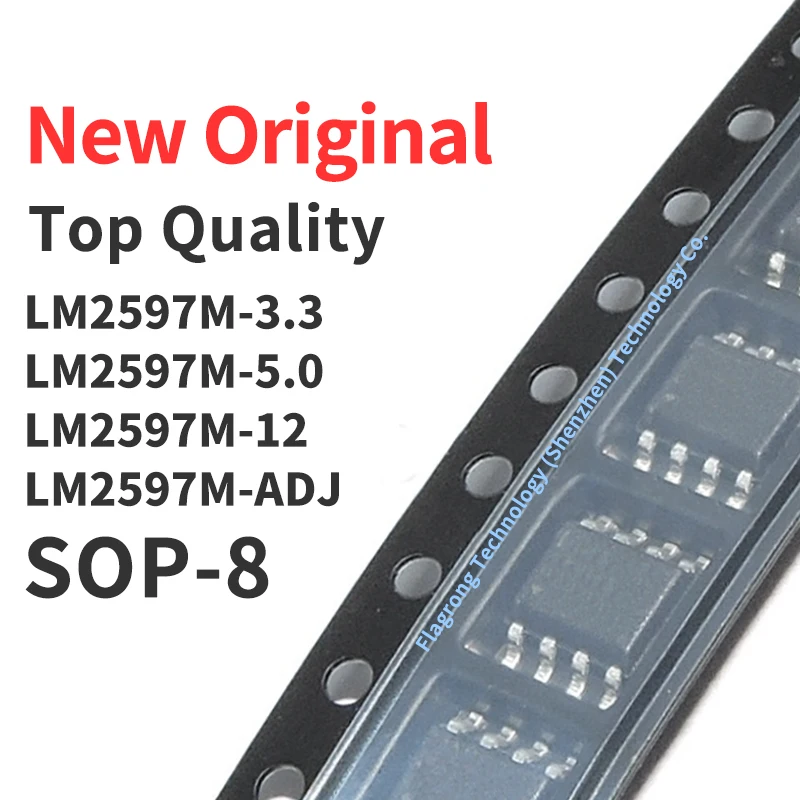 

10 Pieces LM2597M-3.3 LM2597M-5.0 LM2597M-12 LM2597M-ADJ SOP-8 Chip IC New Original