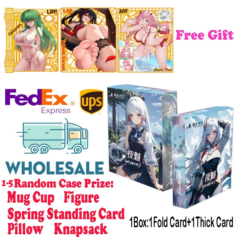 

2024 Newest Yemei Collection Goddess Story Waifu Booster Box Bikini Swimsuit CCG ACG TCG World Trading Hobbies Gift