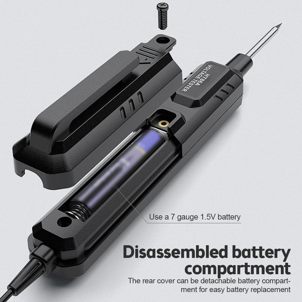 AC DC Voltage Resistance Tester 0.8-100V Non-Contact Electric Digital Voltage Detector Electrician Screwdriver Tools HT86