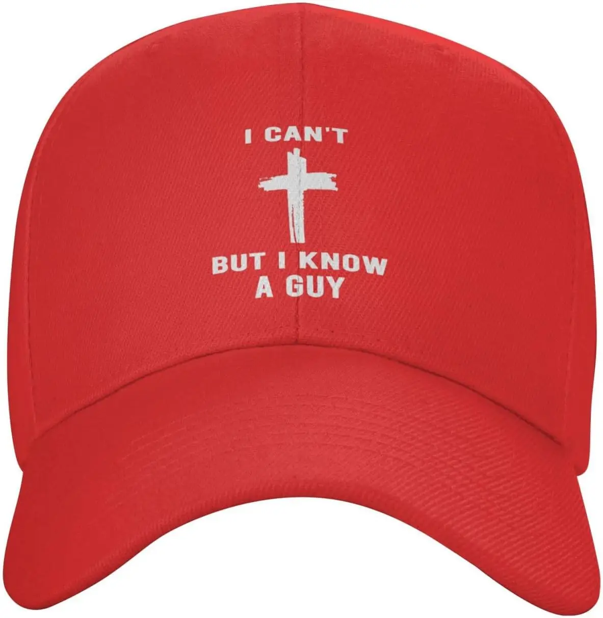 I Can't But Know A Guy Jesus Hat Adjustable Funny Fashion Casquette for Men Women trw