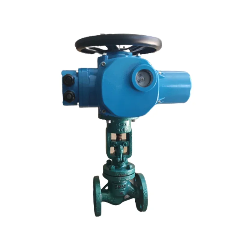 J941W/H/Y-16C J941W/H/Y-25C DN30 Cast Steel Motor Operated Flange Globe Valve