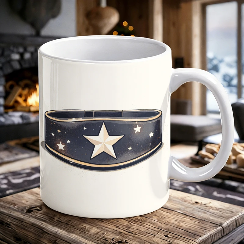 

Button Printed Pattern - A Celestial Theme for Your Keys Mug with a bottle opener function of 2026 Major Football Event