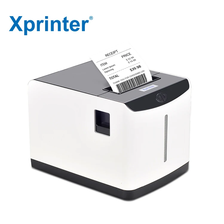 Xprinter XP-Q371U 80mm Thermal Receipt and Label Barcode Printer Impressora De Etiqueta Thermal Printer