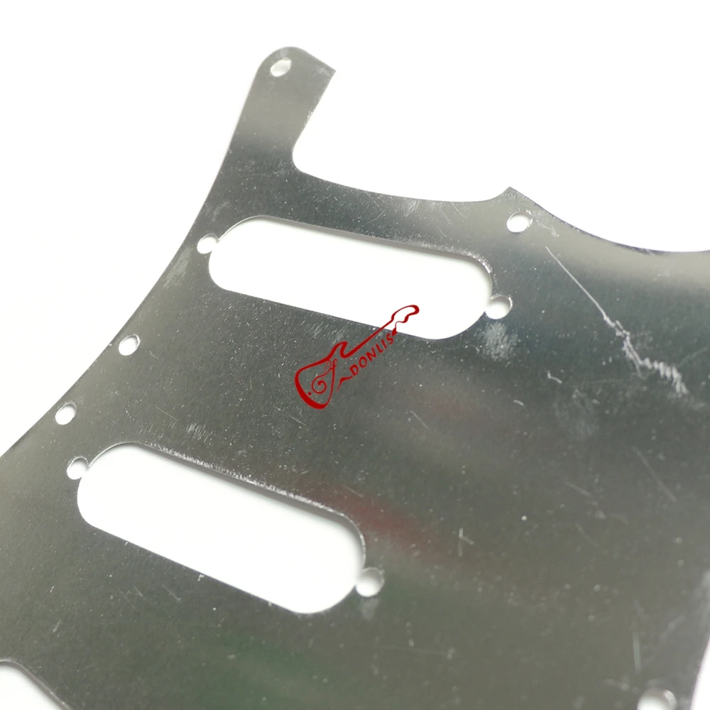 Donlis DIY 0.3mm thin SSS aluminum ST guitar shield pickguard fit for SSS guards