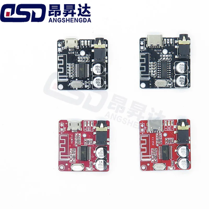 1pcs DIY Bluetooth Audio Receiver Board Bluetooth 5.0 MP3 Car Audio Board Stereo Music Module 3.7-5V