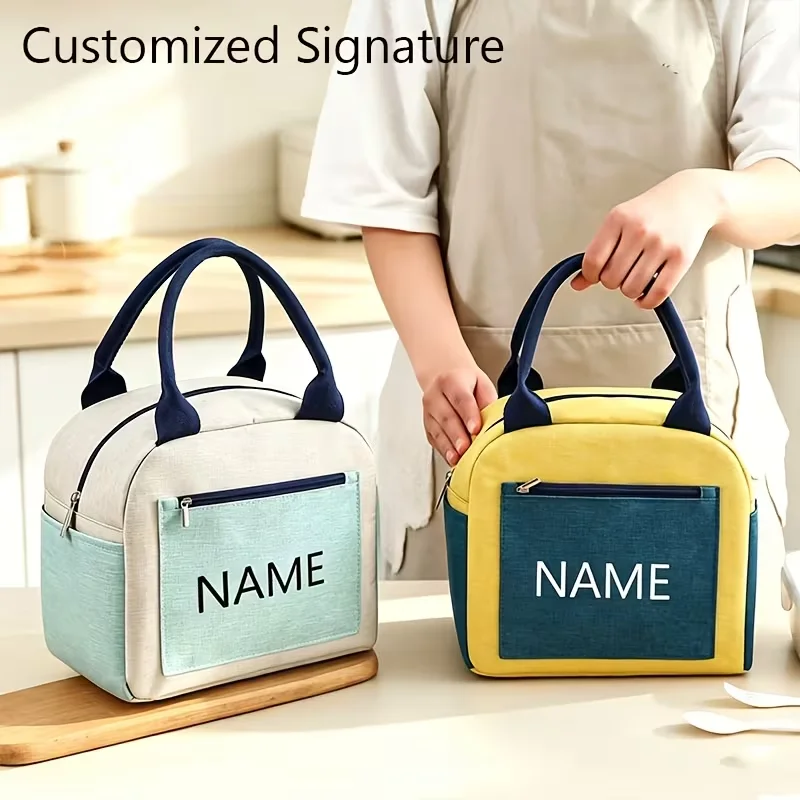 Food Storage Name - Sac fourre-tout isotherme personnalisé avec logo
