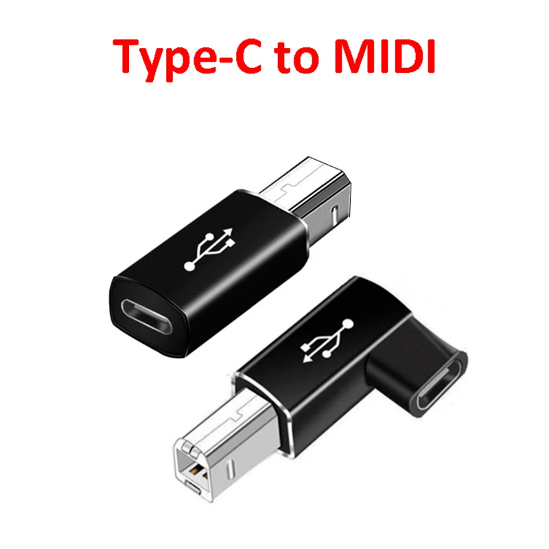 

1/5/10PCS Multifunctional Aluminum Alloy Type-C to USB Converter for Electronic Musical Instrument, Laptop, Printer