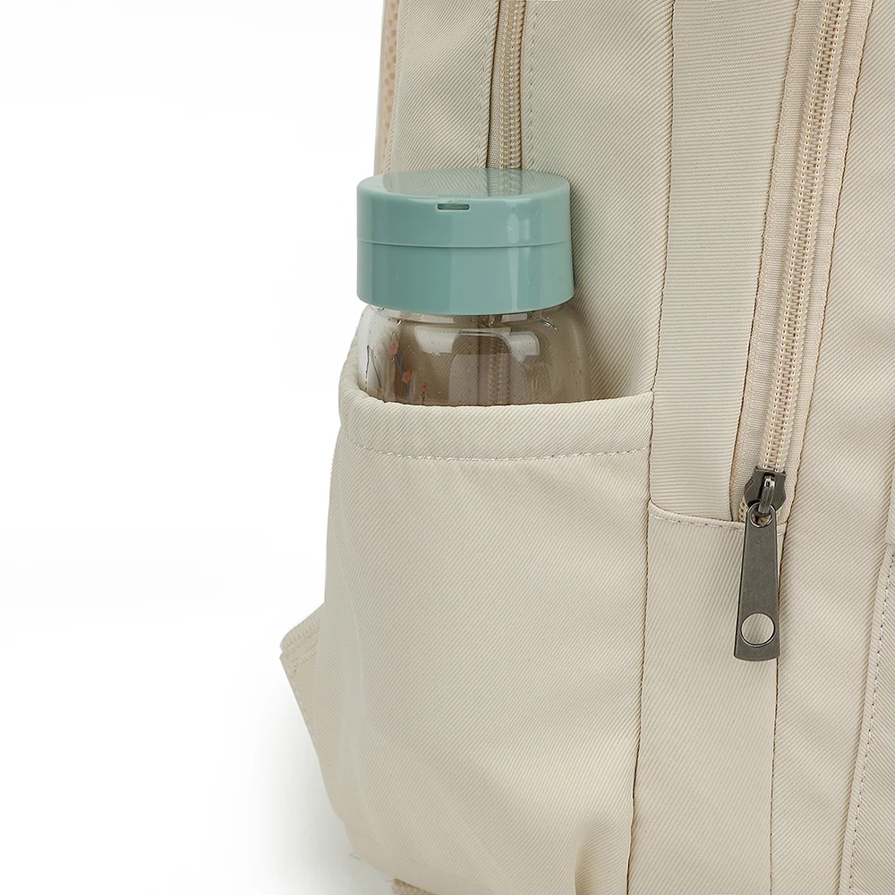 College-Student Rucksack wasserdichte Leinwand solide Bücher Tasche Männer Frauen einfache Reise Rucksäcke Schuljunge Mädchen 16-Zoll-Laptoptaschen – Detail 19