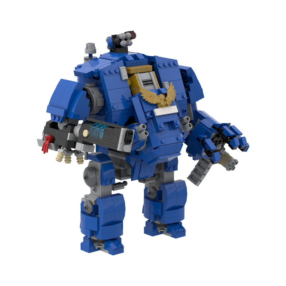 Moc robôs mecânicos uller kit fox battlemechs modelo blocos de construção primaris redemptor dreadnought mech robô tijolos brinquedo presente