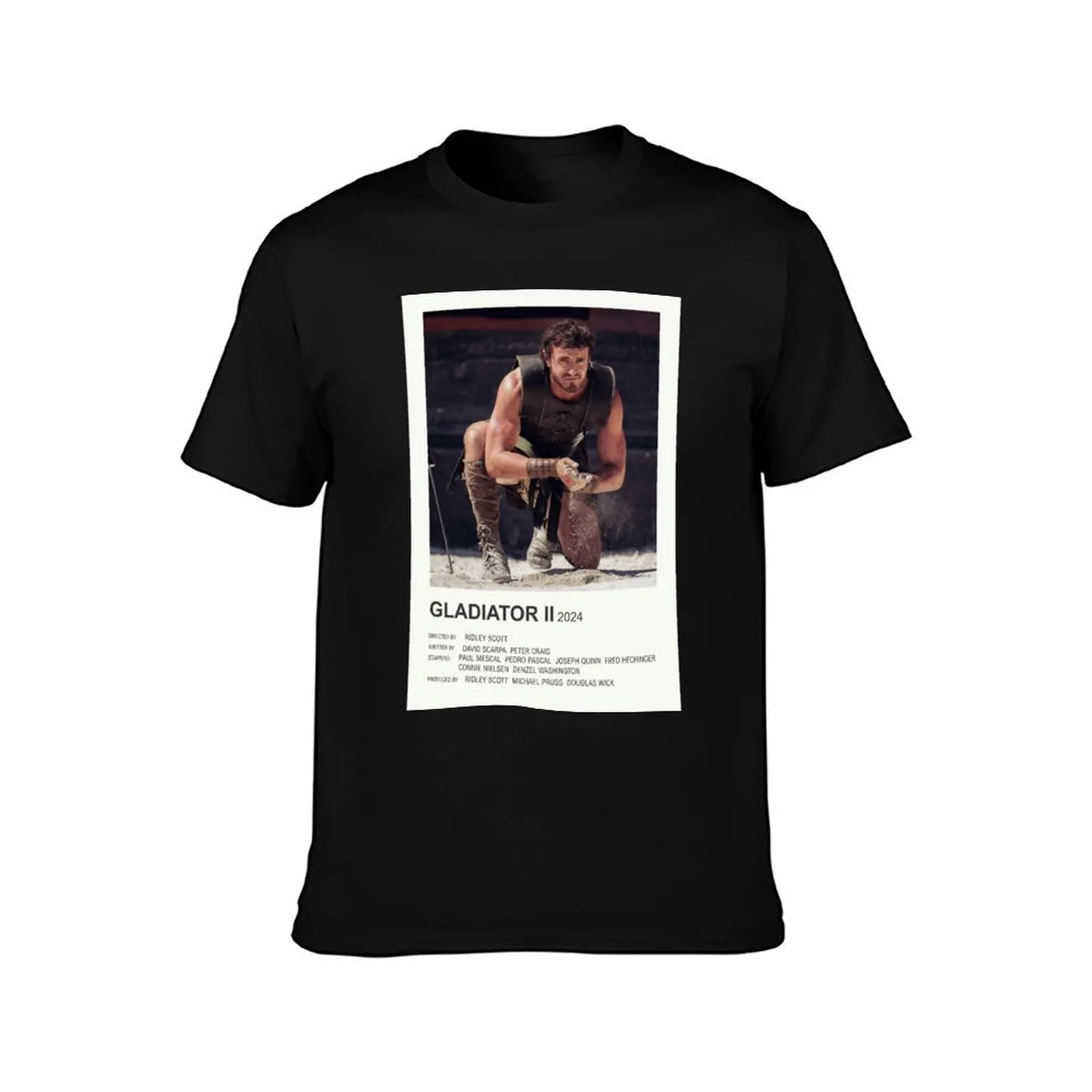 Gladiator 2 Poster T-Shirt Quick Dry Sports Short Sleeve Tee T-Shirt