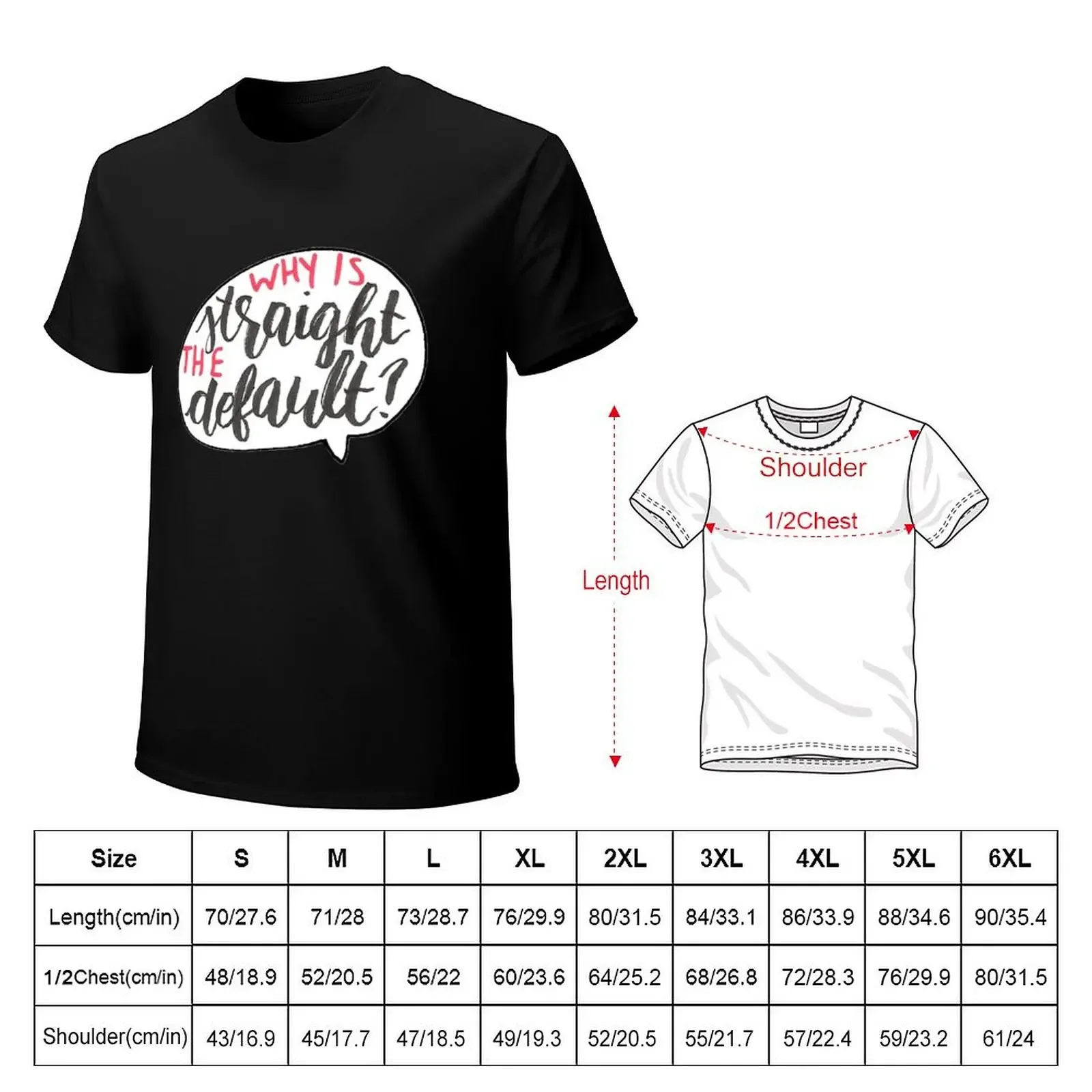 Why Is Straight The Default? - Simon Vs. T-Shirt summer clothes vintage custom t shirt funny t shirts men