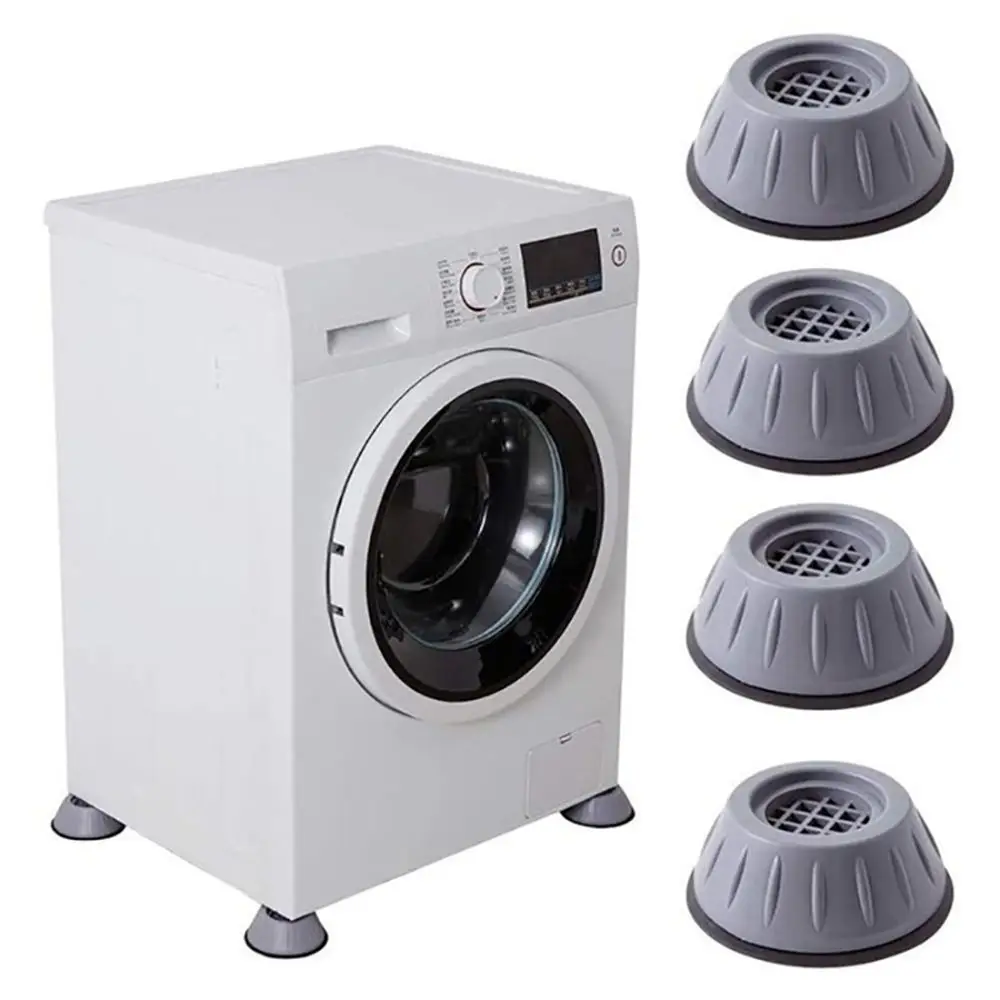 Universal Anti Vibration Washing Machine Feet Pads Furniture Raiser Support Silent Rubber Refrigerator Base Damper Stand Legs