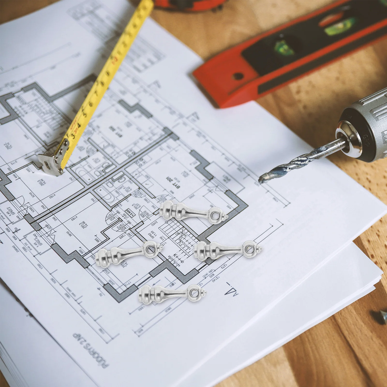 

10Pcs Hardware Connection Fittings Zinc Alloy Pole Connectors for Glass Railing Cabinet Cart Fence Post Decorative Spindles