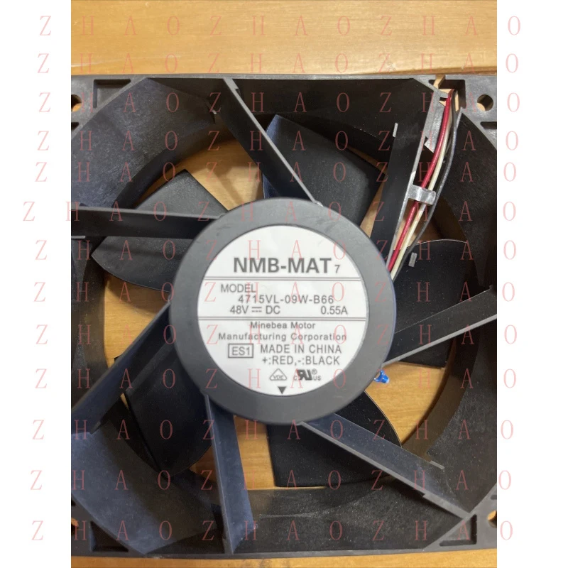 L+ 5pcs for NMB-MAT 4715VL-09W-B66 DC 48V 0.55A 120*120*38mm Heatsink Cooling Fan