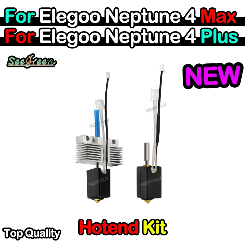 

Печатающая головка 3D-принтера для Neptune 4 Max 24 В 80 Вт Hotend для ELEGOO Neptune 4 Plus Hotend Kit Керамический нагревательный стержень Головка экструдера