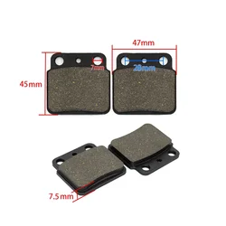 Motorcycle Front and Rear Brake Pads For SUZUKI LT 250 500 RH/RJ/RK/RL/RM/RN LT-Z 400 LT-R 450 K / Z LT250 LT500 LTZ400 LTR450