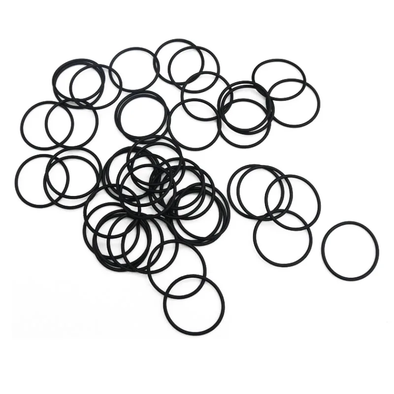 NBR O Ring Seal Gasket Nitrile Butadiene Rubber Spacer Oil Resistance Washer Round Shape CS 2/2.4mm OD 6-182mm