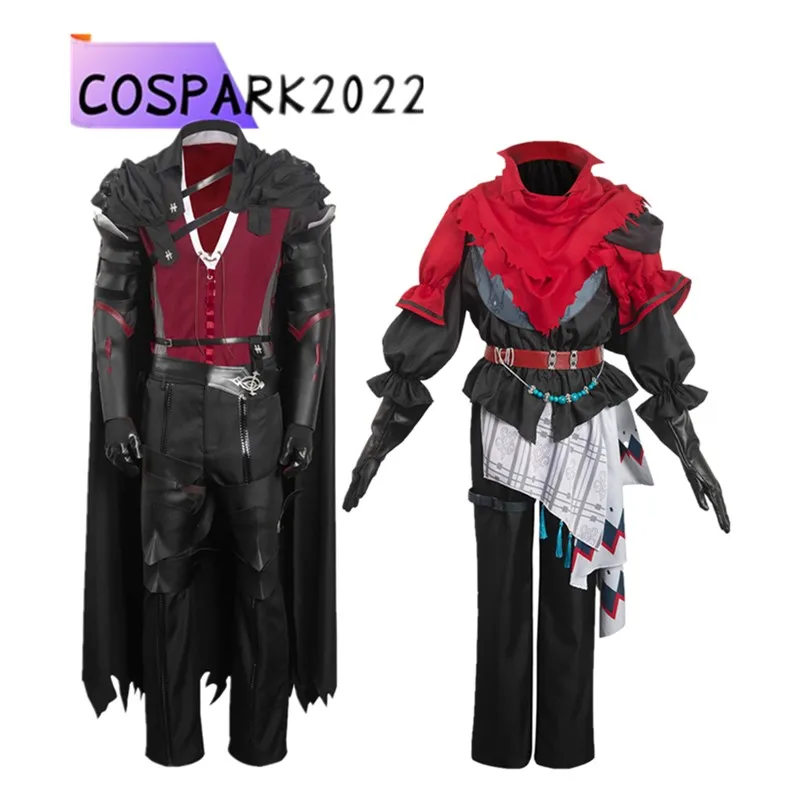 FF16 Joshua Cosplay Fantasia Final Clive Rosfield Fantasy XVI Costume Men Coat Cloak Belt Outfits Halloween Carnival Party Suit