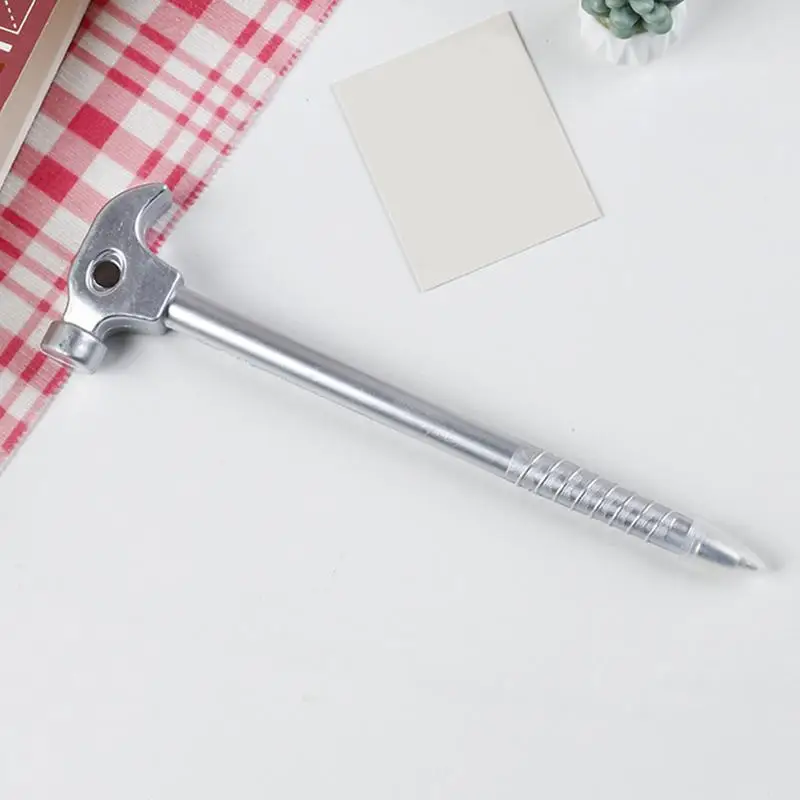 Novelty Tool Ballpoint Pens Portable Pens With Pipe Pliers Spanner Hammer Design Writing Ballpoint Pens Hardware Hand Tool Pens