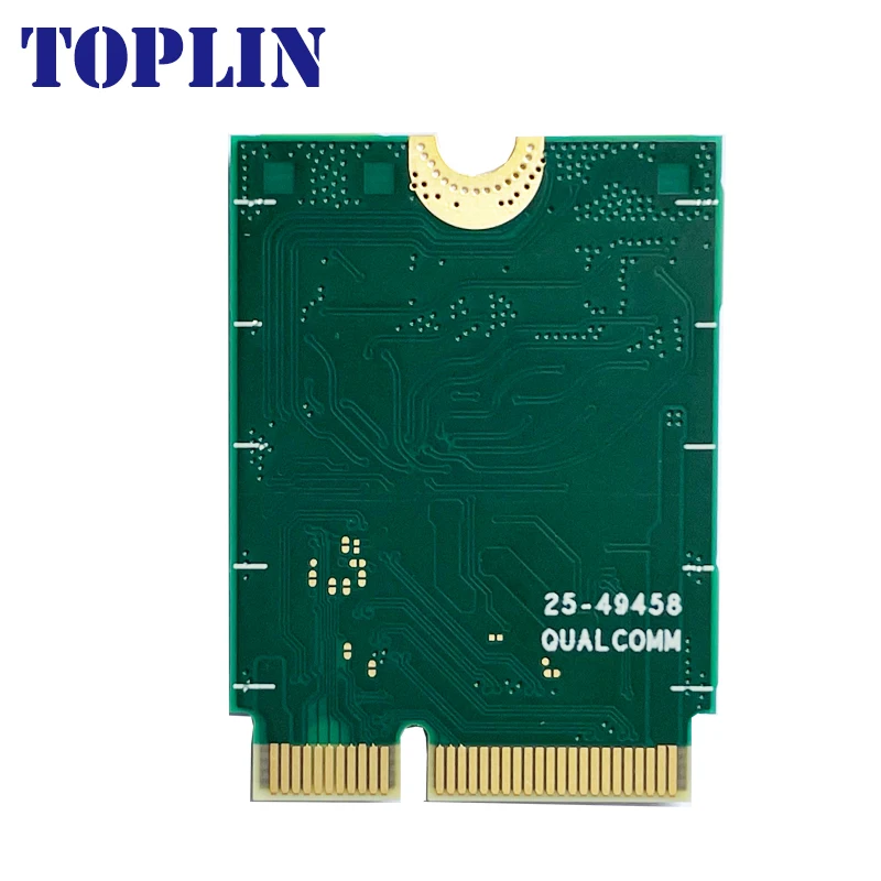 Imagem -04 - Placa de Rede Wifi com Adaptador sem Fio Melhor Que 6e Wlan Apenas para Win 11 Qcncm865 M.2 Bluetooth 5.3 até 5.8gbps 7