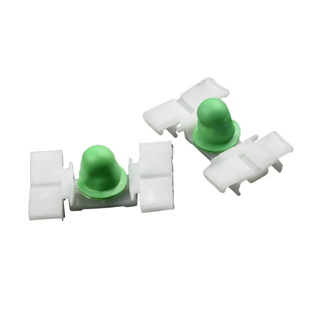 Decorative Strip Door Clips Push Pin Plastic White+Green Moulding Panel Push pin Rivet E36 E46 323 325 328 330